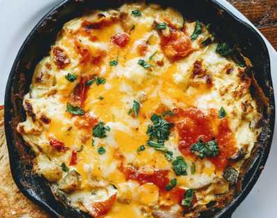 Dutch Oven Fiesta Omelet Recipe | I Love It Recipes